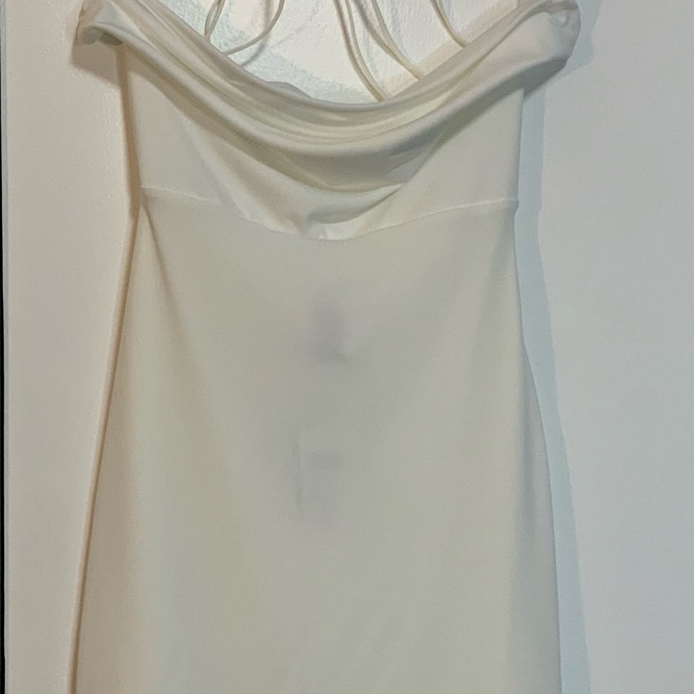 Windsor Cream Sheath Dress with Cowl Neck NWT Windsor - size small